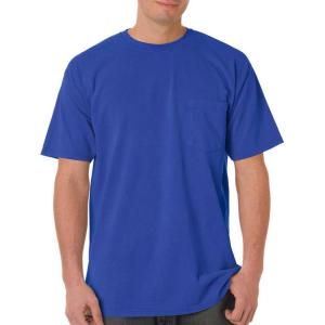 imageComfort Colors Adult Short Sleeve Pocket Tee Style 6030Neon Blue