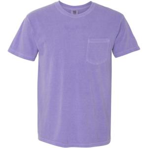 imageComfort Colors Adult Short Sleeve Pocket Tee Style 6030Violet