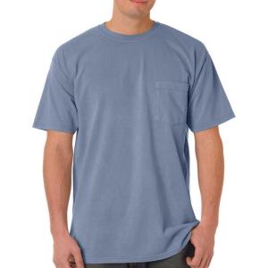imageComfort Colors Adult Short Sleeve Pocket Tee Style 6030Washed Denim