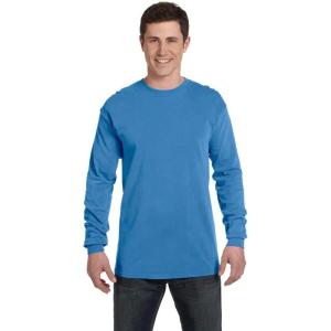 imageComfort Colors Adult Long Sleeve Tee Style 6014Royal Caribe