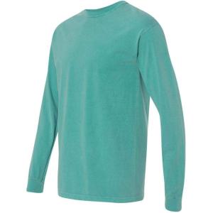 imageComfort Colors Adult Long Sleeve Tee Style 6014SeafoamPgmdye