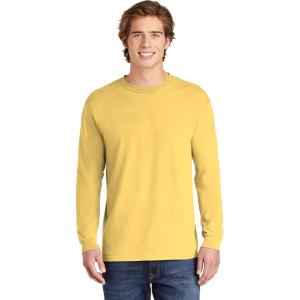 imageComfort Colors Unisex Adult Long Sleeve Tee Style 6014Butter