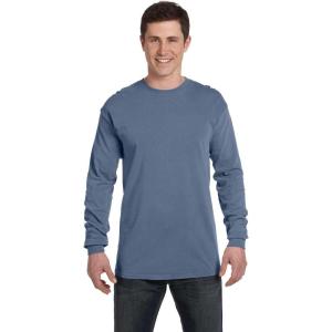 imageComfort Colors Unisex Adult Long Sleeve Tee Style 6014Light Denim
