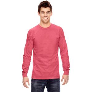 imageComfort Colors Unisex Adult Long Sleeve Tee Style 6014Salmon