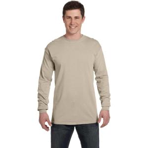 imageComfort Colors Unisex Adult Long Sleeve Tee Style 6014Stone Dirdye