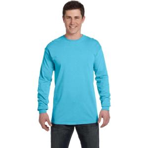 imageComfort Colors Unisex Adult Long Sleeve Tee Style 6014Xxlarge lagoon Dirdye