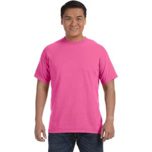 imageComfort Colors Mens Adult Short Sleeve Tee Style 1717Neon Pink