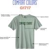 imageComfort Colors UnisexAdult Short Sleeve Tee Style G1717Bay  Hemp Logo Center Print  1pack
