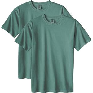 imageComfort Colors UnisexAdult Short Sleeve Tee Style G1717Blue Spruce 2pack