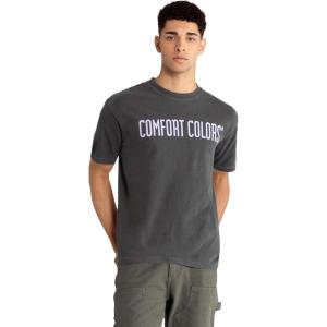 imageComfort Colors UnisexAdult Short Sleeve Tee Style G1717Pepper  Orchid Logo Center Print  1pack