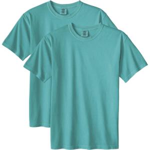 imageComfort Colors UnisexAdult Short Sleeve Tee Style G1717Seafoam 2pack