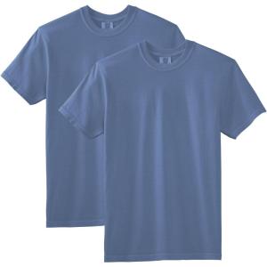imageComfort Colors UnisexAdult Short Sleeve Tee Style G1717Washed Denim 2pack