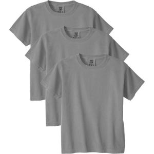 imageComfort Colors UnisexChild Ring Spun TShirt 3Pack Style G9018Grey