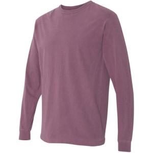 imageComfort Colors Chouinard Adult Garment Dyed Heavyweight Long Sleeve TeeBerry
