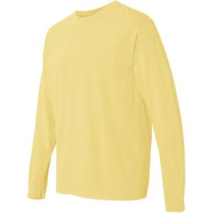 imageComfort Colors Chouinard Adult Garment Dyed Heavyweight Long Sleeve TeeButter