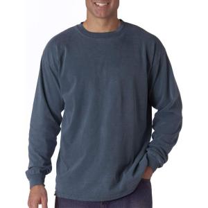 imageComfort Colors Chouinard Adult Garment Dyed Heavyweight Long Sleeve TeeDenim