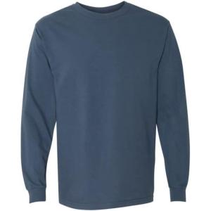 imageComfort Colors Chouinard Adult Garment Dyed Heavyweight Long Sleeve TeeMidnight