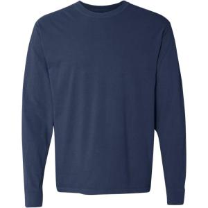 imageComfort Colors Chouinard Adult Garment Dyed Heavyweight Long Sleeve TeeTrue Navy