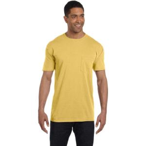 imageComfort Colors Adult Short Sleeve Pocket Tee Style 6030Mustard