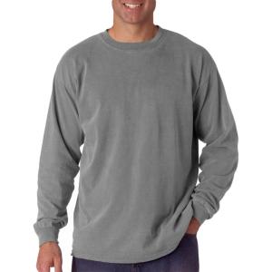 imageComfort Colors Ringspun GarmentDyed LongSleeve TShirt C6014Granite