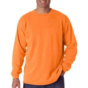 imageComfort Colors Ringspun GarmentDyed LongSleeve TShirt C6014Large melon