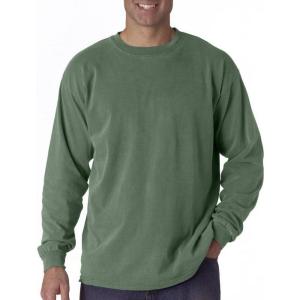 imageComfort Colors Ringspun GarmentDyed LongSleeve TShirt C6014Light Green