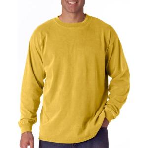 imageComfort Colors Ringspun GarmentDyed LongSleeve TShirt C6014Mustard