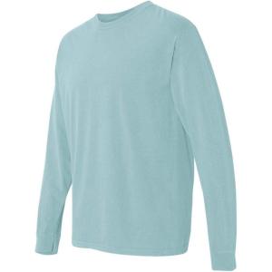 imageComfort Colors Ringspun GarmentDyed LongSleeve TShirt C6014Small chalky Mint Pgmdye