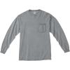 imageMens 4410 Heavyweight Long Sleeve Pocket TShirt3xlarge granite
