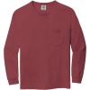 imageMens 4410 Heavyweight Long Sleeve Pocket TShirtBrick