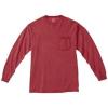 imageMens 4410 Heavyweight Long Sleeve Pocket TShirtBright Salmon