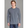 imageMens 4410 Heavyweight Long Sleeve Pocket TShirtLarge blue Jean
