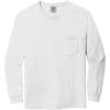imageMens 4410 Heavyweight Long Sleeve Pocket TShirtWhite