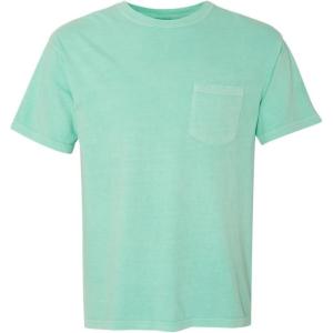 imageComfort Colors Adult Short Sleeve Pocket Tee Style 6030Lagoon Blue