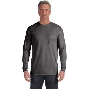 imageMens 4410 Heavyweight Long Sleeve Pocket TShirtLarge pepper