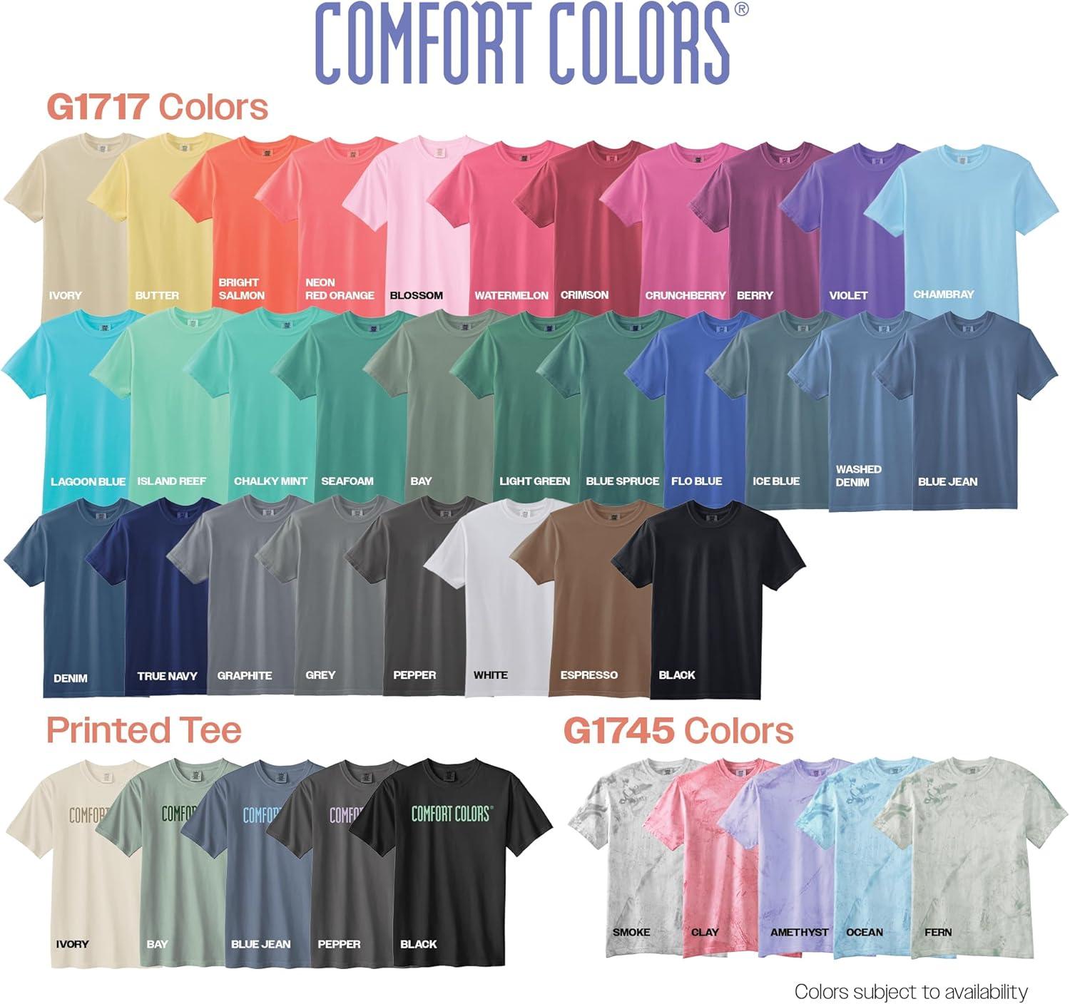 imageComfort Colors Adult Heavyweight Short Sleeve Tee Style G1717G1745 MultipackBerry 1pack