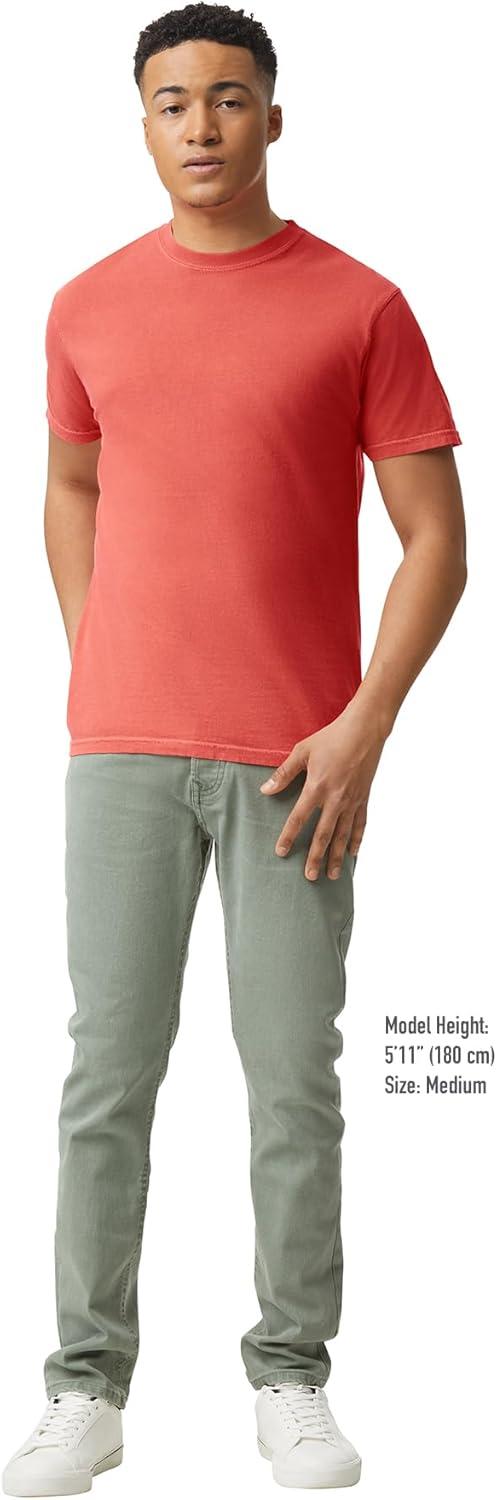 imageComfort Colors Adult Heavyweight Short Sleeve Tee Style G1717G1745 MultipackBright Salmon 1pack