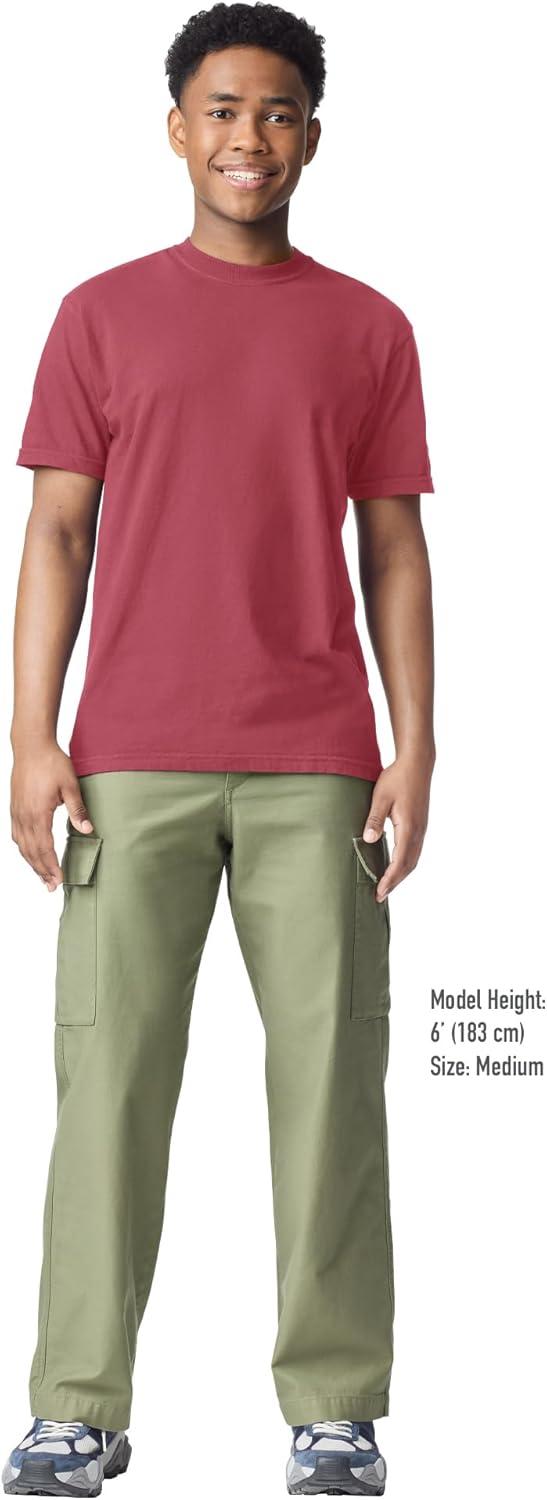 imageComfort Colors Adult Heavyweight Short Sleeve Tee Style G1717G1745 MultipackCrimson 1pack