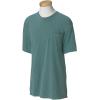 imageCOMFORT COLORS Heavyweight Ring Spun Pocket Tee  Royal CaribeBlue Spruce