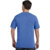 imageCOMFORT COLORS Heavyweight Ring Spun Pocket Tee  Royal CaribeBright Salmon