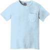 imageCOMFORT COLORS Heavyweight Ring Spun Pocket Tee  Royal CaribeChambray
