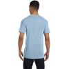 imageCOMFORT COLORS Heavyweight Ring Spun Pocket Tee  Royal CaribeIce Blue