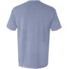imageCOMFORT COLORS Heavyweight Ring Spun Pocket Tee  Royal CaribeIce Blue