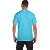 imageCOMFORT COLORS Heavyweight Ring Spun Pocket Tee  Royal CaribeLagoon