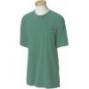 imageCOMFORT COLORS Heavyweight Ring Spun Pocket Tee  Royal CaribeLight Green
