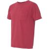 imageCOMFORT COLORS Heavyweight Ring Spun Pocket Tee  Royal CaribeMedium chili