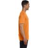 imageCOMFORT COLORS Heavyweight Ring Spun Pocket Tee  Royal CaribeNeon Red Orange