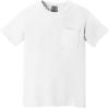 imageCOMFORT COLORS Heavyweight Ring Spun Pocket Tee  Royal CaribeWhite