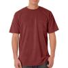 imageCOMFORT COLORS Heavyweight Ring Spun Pocket Tee  Royal CaribeXlarge brick