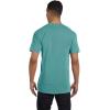 imageCOMFORT COLORS Heavyweight Ring Spun Pocket Tee  Royal CaribeXlarge seafoam